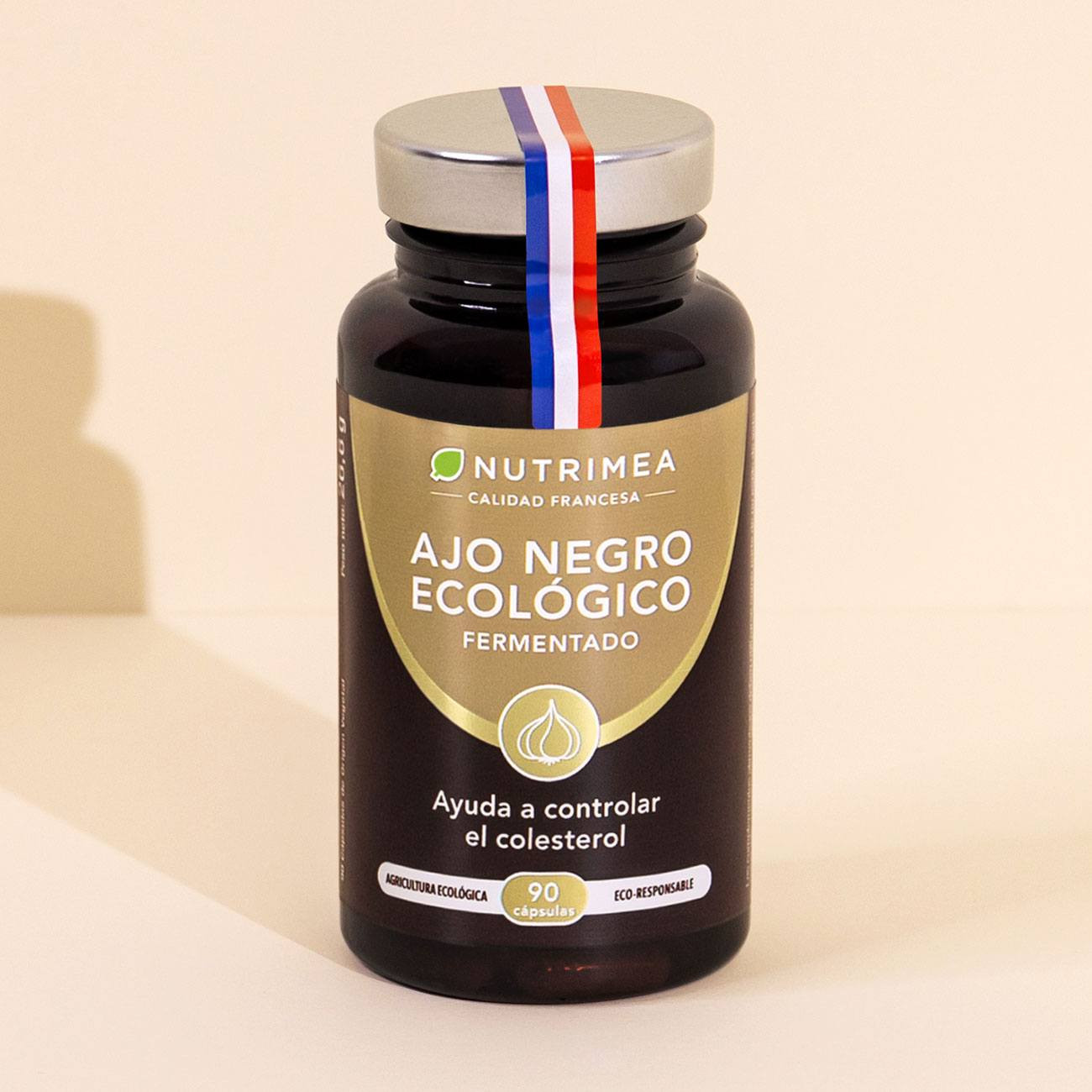 Brand Natural Ajo negro ansiedad nervios colesterol y estrés Fermentado  Capsulas
