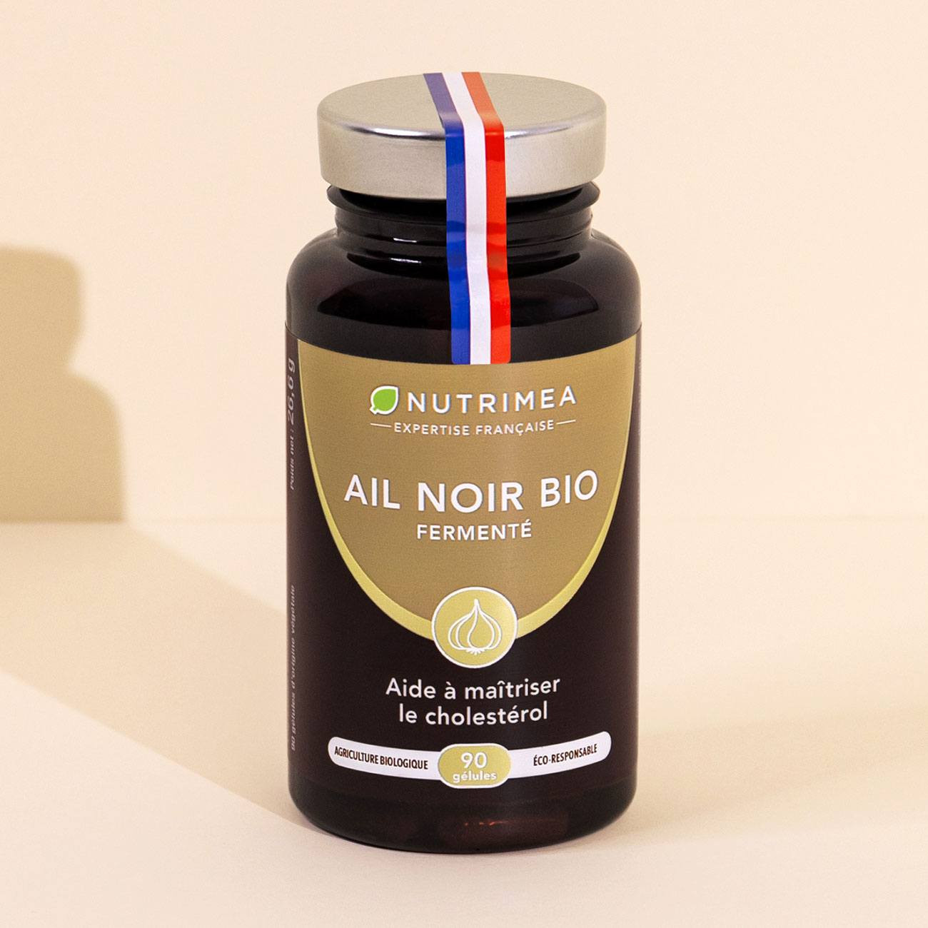 Ail noir bio (fermenté) - 200 gélules de 445mg - Nat&Form