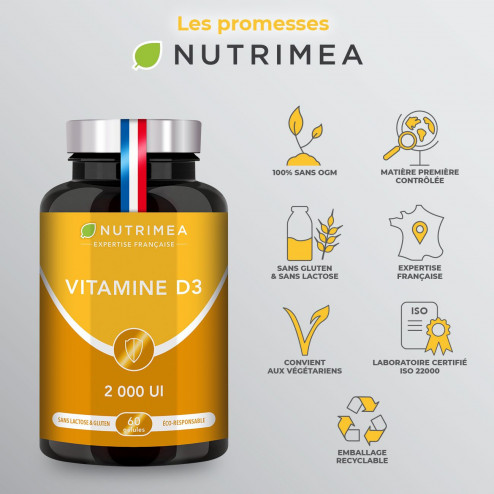 Gélules de Vitamine D3 gélules