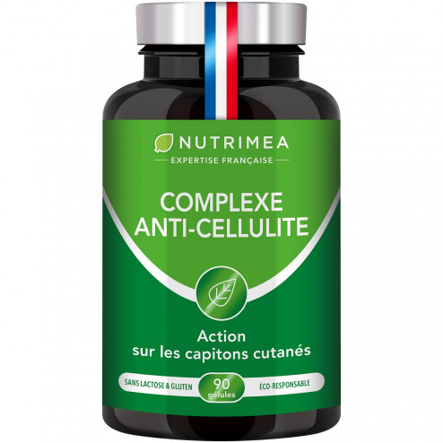 Fond blanc du pilulier de Complexe anti-cellulite