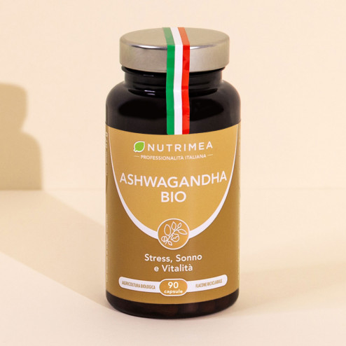 Integratore alimentare ashwagandha bio ksm66 per il benessere fisico e mentale