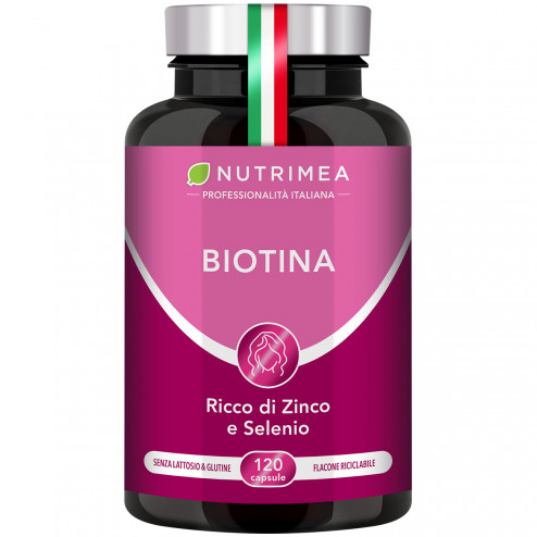 Integratore alimentare Biotina, Zinco e Selenio per unghie e capelli