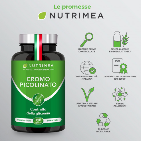 Promesse Nutrimea Integratore Alimentare Cromo Picolinato Capsule