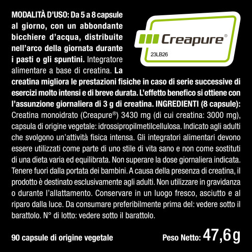 Benefici e effetti collaterali creatina monoidrato creapure