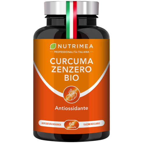 Integratore in capsule con curcuma e zenzero