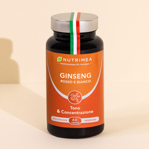 Integratore di Ginseng Rosso e Bianco contro stanchezza e affaticamento