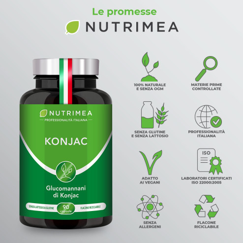 Glucomannano di Konjac come integratore per dimagrire