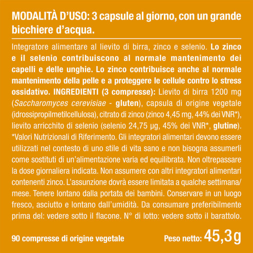 Benefici e controindicazioni dell'integratore alimentare in capsule lievito di birra