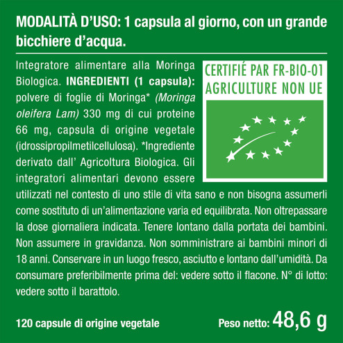 Benefici e controindicazioni della moringa