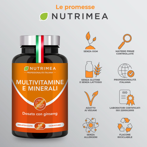 Multivitamine e minerali per supportare il sistema immunitario