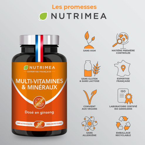 Gélules de Multivitamines et Minéraux