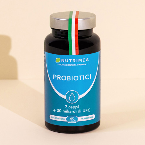 Integratore alimentare di probiotici, 7 ceppi batterici