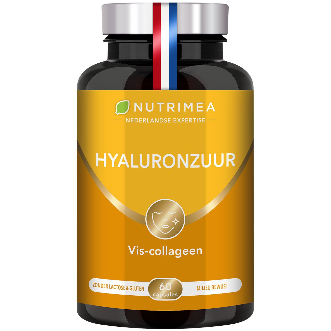 Meedogenloos gemiddelde Duiker Hyaluronzuur + Collageen - 60 capsules - Voedingssupplement