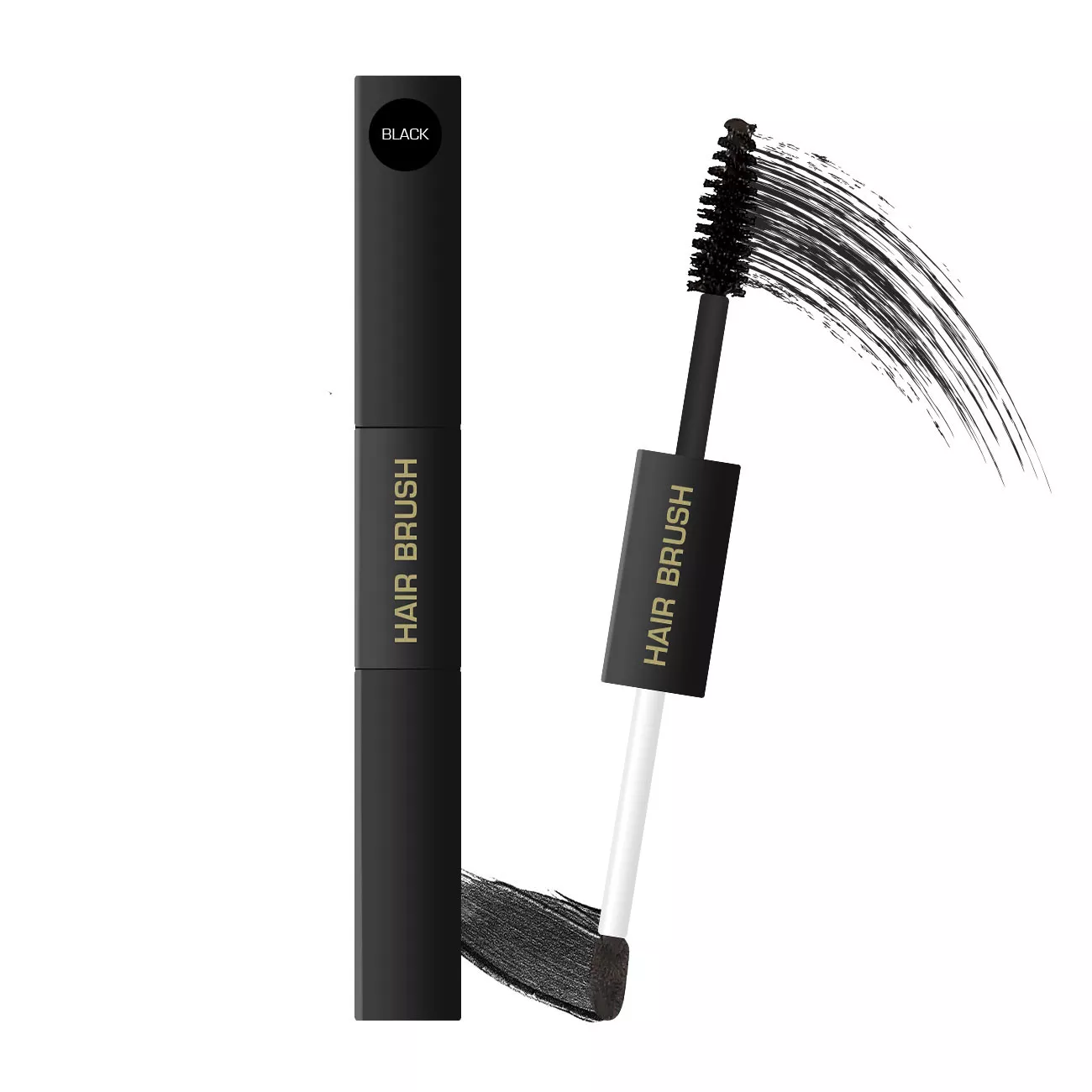 Mascara für weißes Haar - Hair Brush Densitee - Schwarz