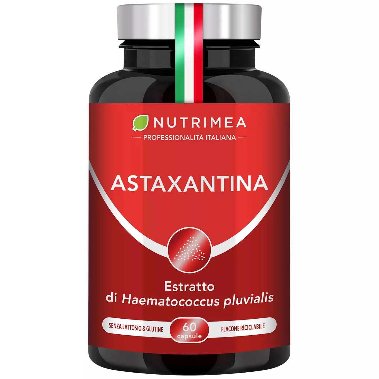 Integratore alimentare Astaxantina Vegana come potente antiossidante