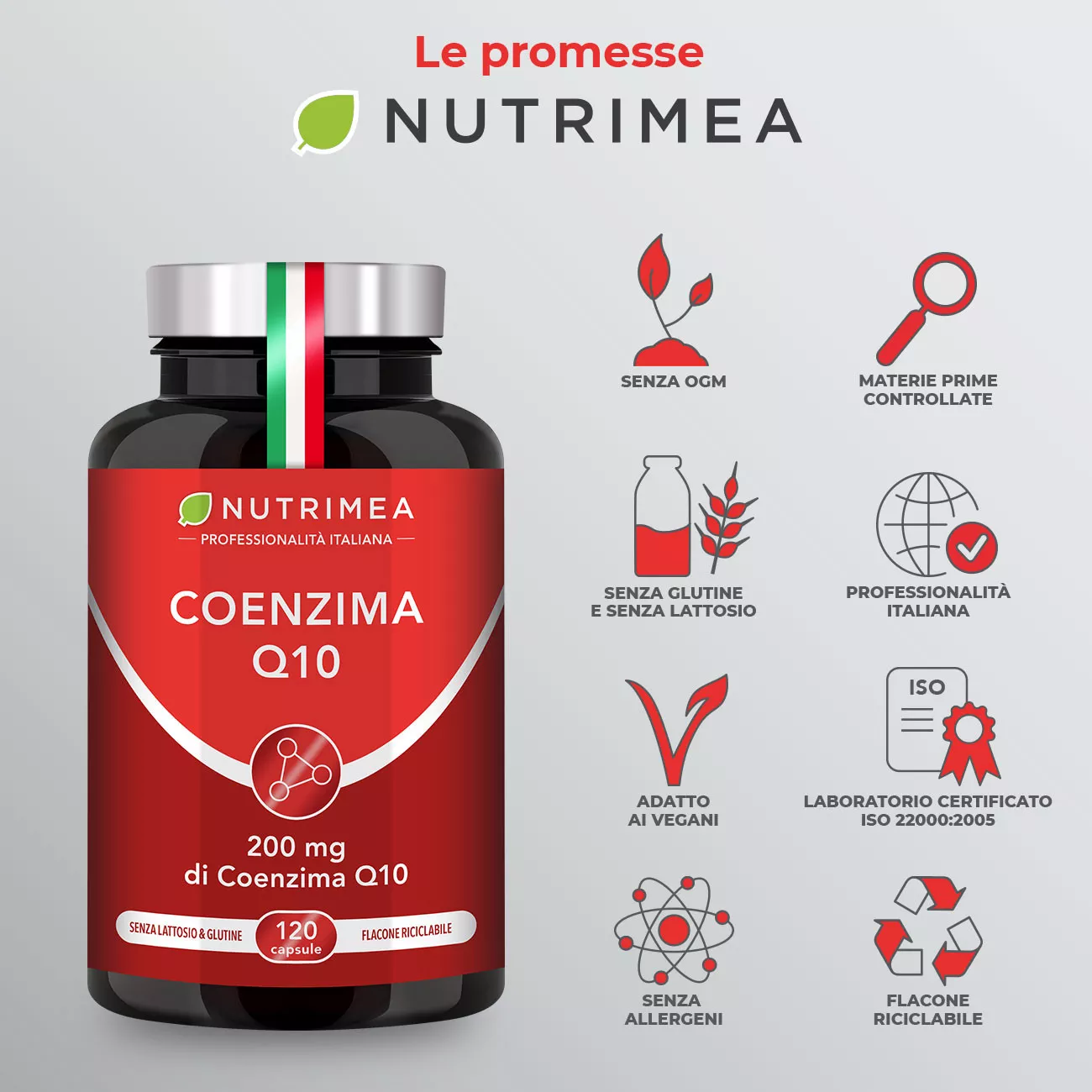 Promesse Nutrimea Coenzima Q10 integratore benefici