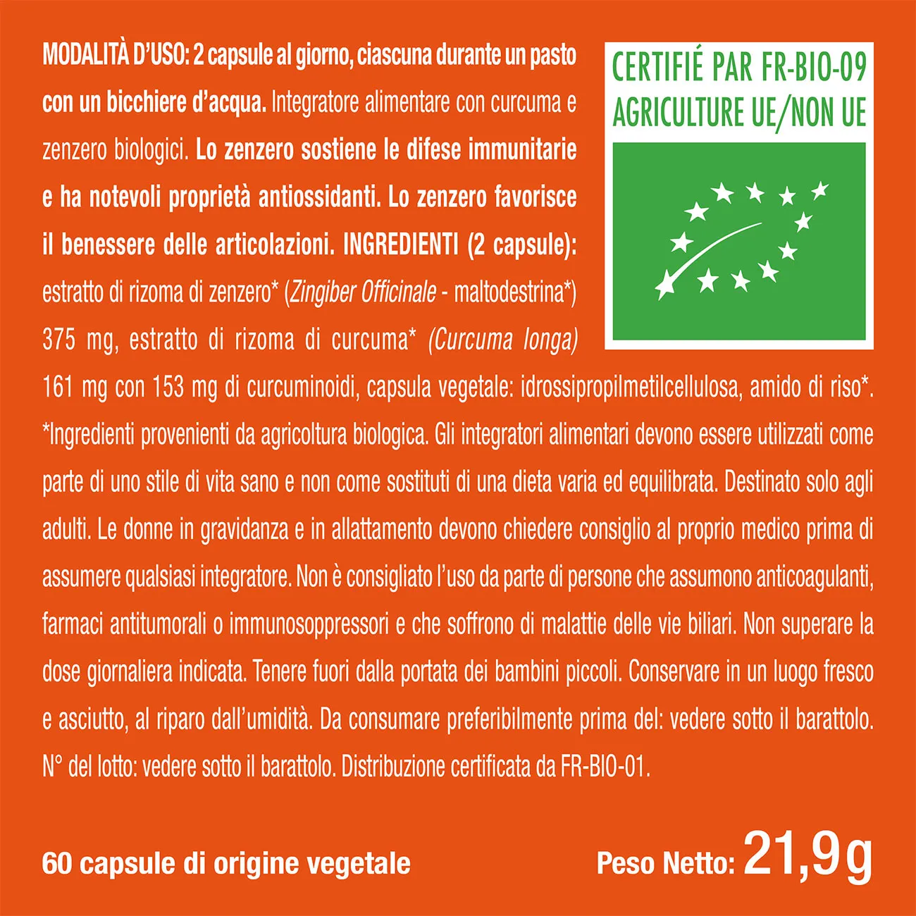 benefici e controindicazioni integratore curcuma in capsule