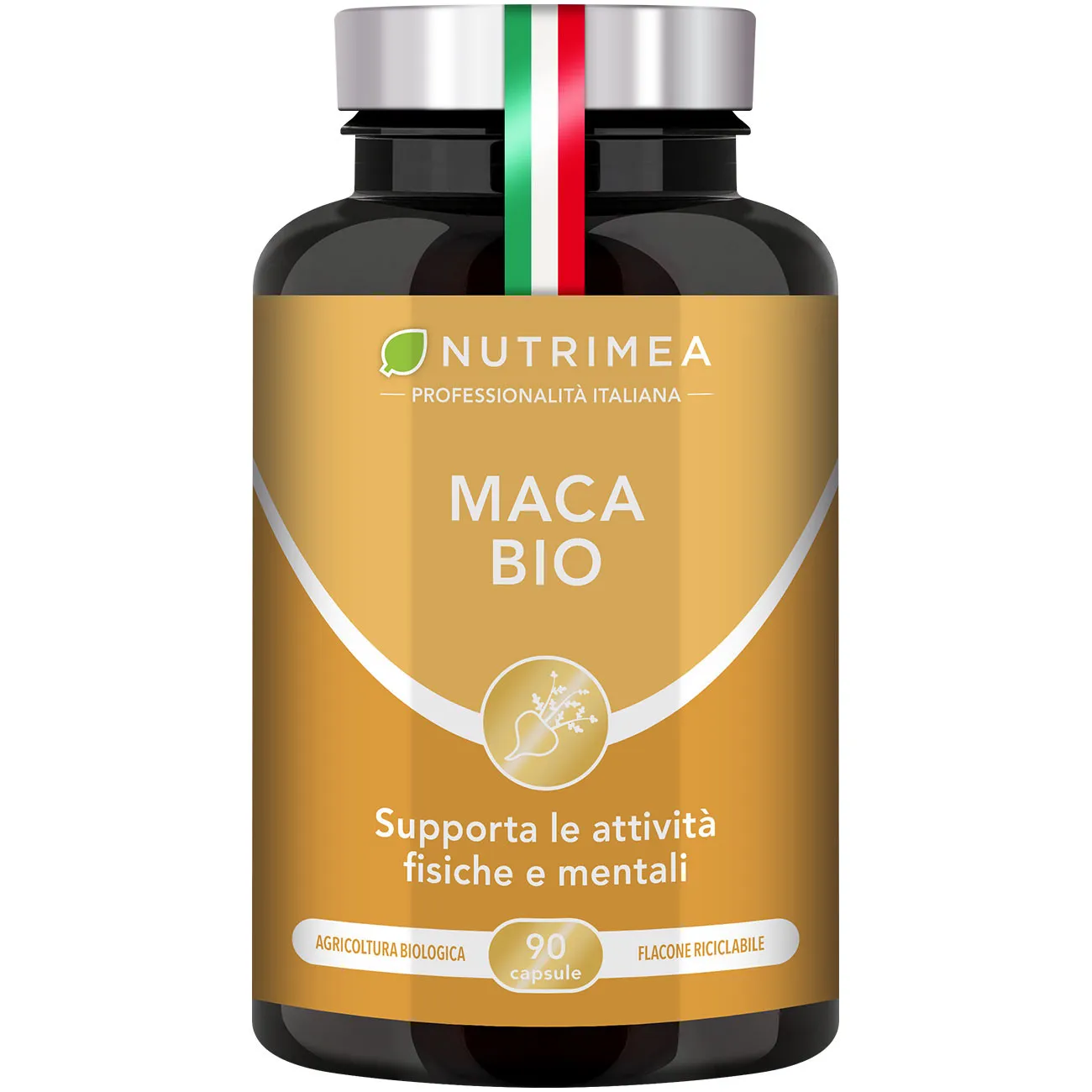 Maca biologica in capsule come adattogeno naturale