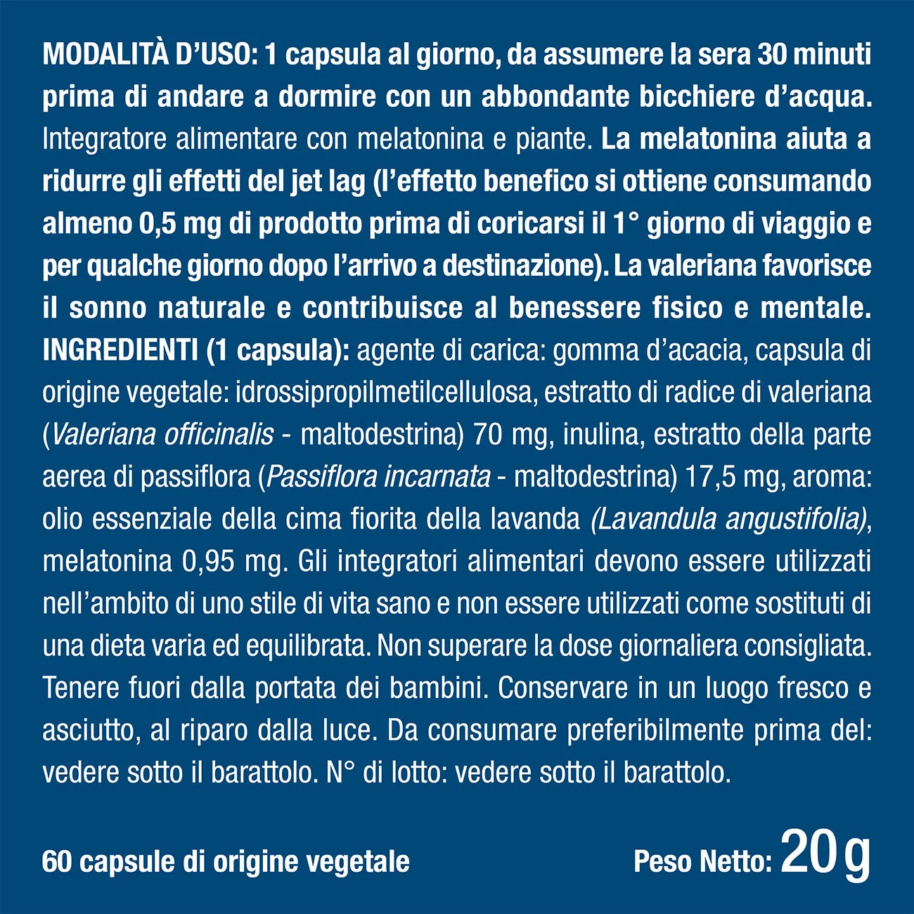 Benefici e controindicazioni dell'integratore alimentare melatonina