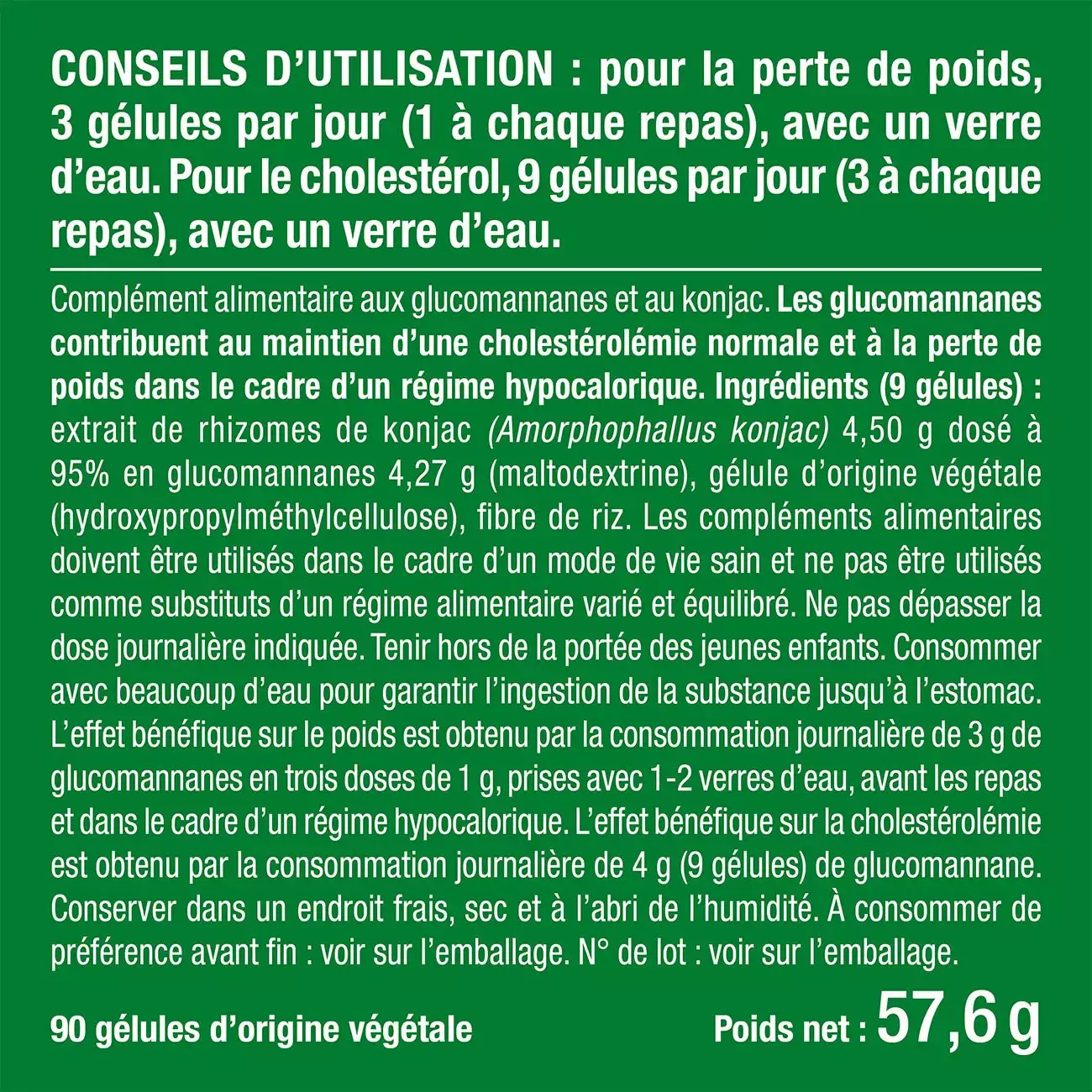 Complément Alimentaire - Konjac - 200 Gélules < Delta Médical Pro